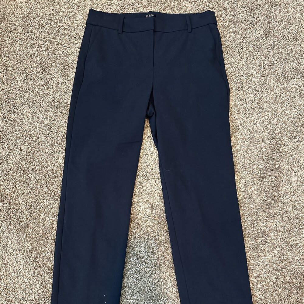 J. Crew Factory Ruby Crop Pant in Navy